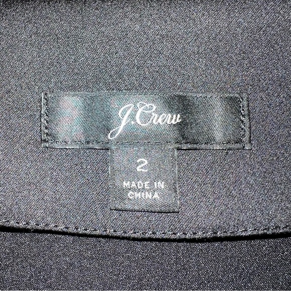 J. Crew Womens Deep V-Neck Button Front Satin Blouse Top Size 2 - Picture 6 of 8